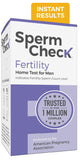 SpermCheck: tarjeta de resultados para lectura clara y rápida en casa.