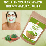 SPICY ORGANIC Neem Powder, aplicación tópica para piel calmada.