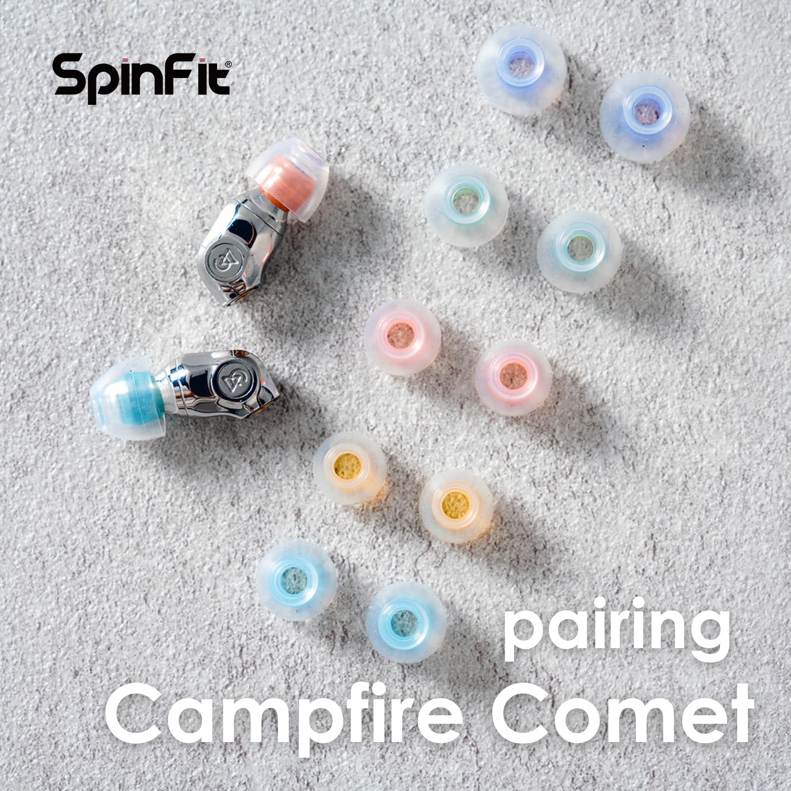 SpinFit W1 ofrece estabilidad en diferentes modelos de IEM