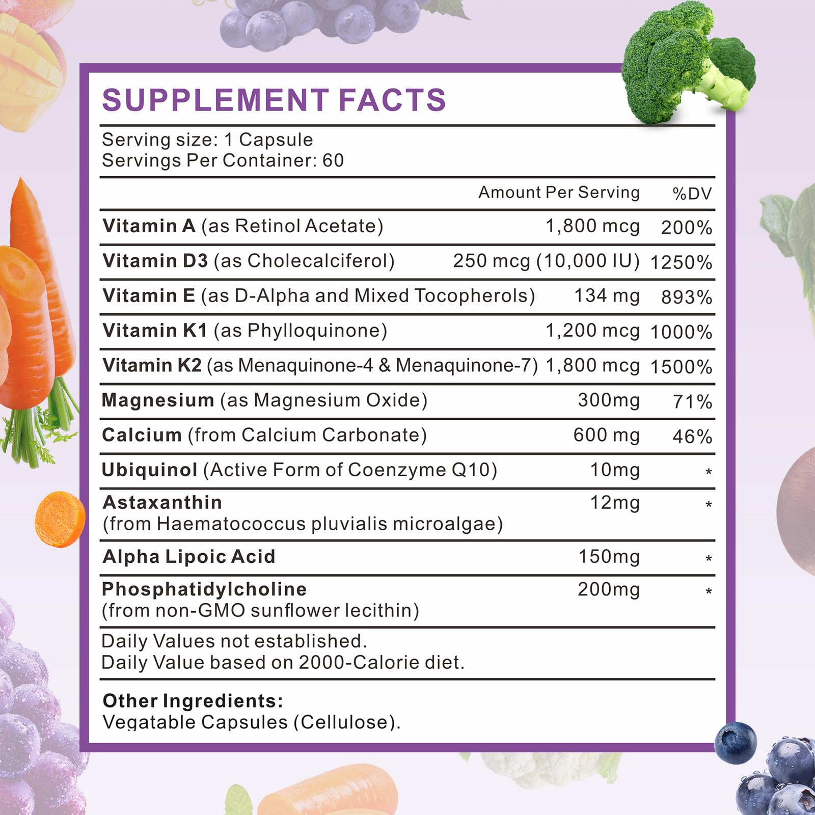 Spliferkou ADEK, cápsulas con absorción mejorada para vitaminas clave.