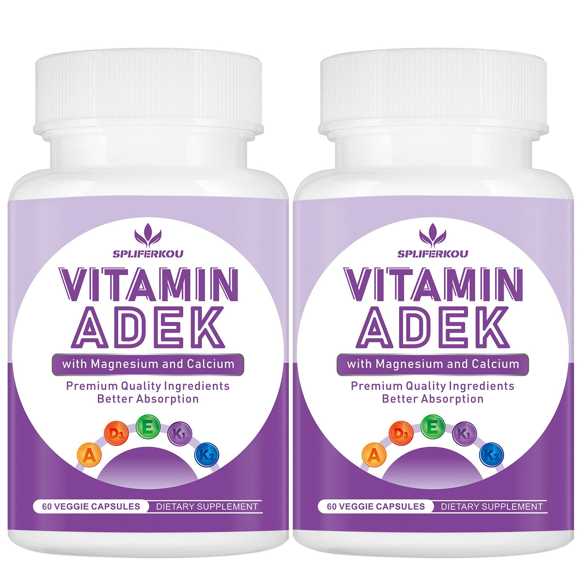 Spliferkou ADEK, cápsulas multivitamínicas para un aporte diario completo.