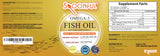 Porción de 1290 mg de aceite de pescado en cápsulas pequeñas Spoonful.