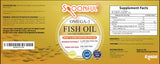 Etiqueta de Spoonful Omega 3 Mini destacando certificación iFOS y pureza.