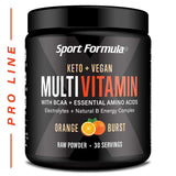 Sport Formula 99, polvos multivitamínico sabor naranja para energía sostenida