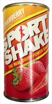 Sport Shake Fresa Power, 11 oz, para recarga de energía tras entreno.