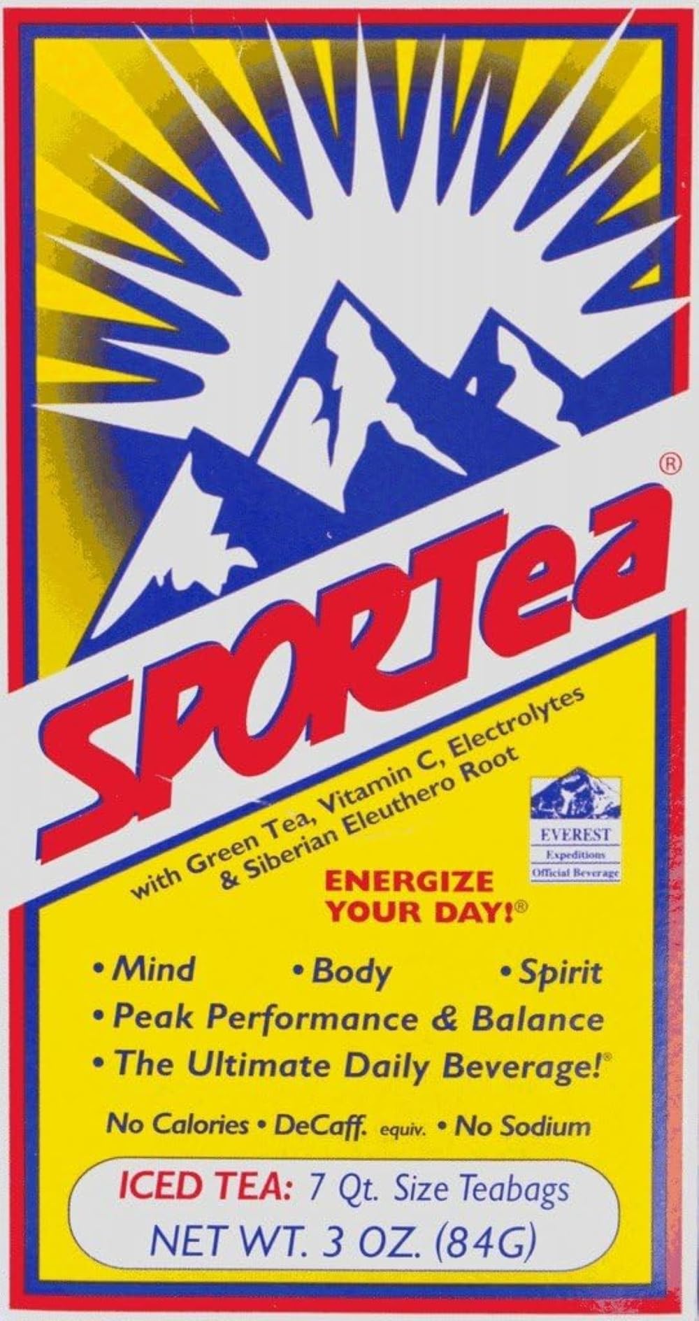 SPORTEA bolsas de té listas para preparación fría