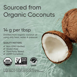 Sports Research MCT Orgánico de coco, fuente natural de energía para el día.