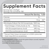 Alaska Pollock salvaje, fuente de omega-3 en Sports Research