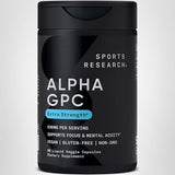 Sports Research Alpha GPC 630 mg: certificado vegano y libre de OGM