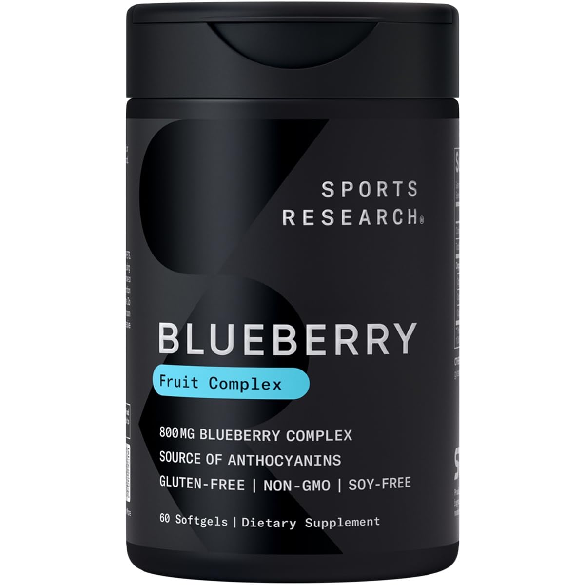 Sports Research Arándano cápsula suave, conveniente para complementar tu ingesta de fruta.