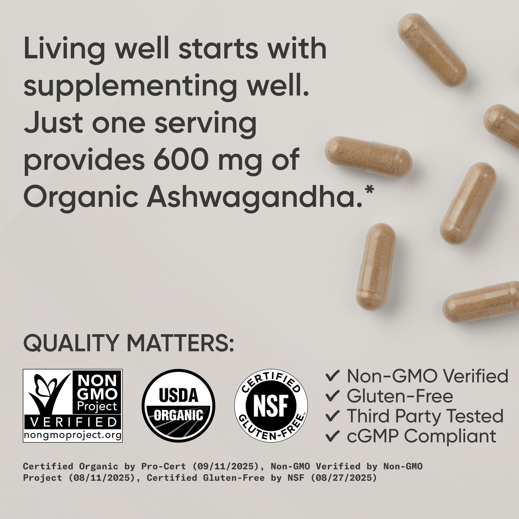 Sports Research Ashwagandha extracto KSM-66 de espectro completo