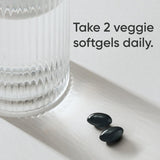 Capsulas Ashwagandha Softgels de Sports Research, opción vegana.