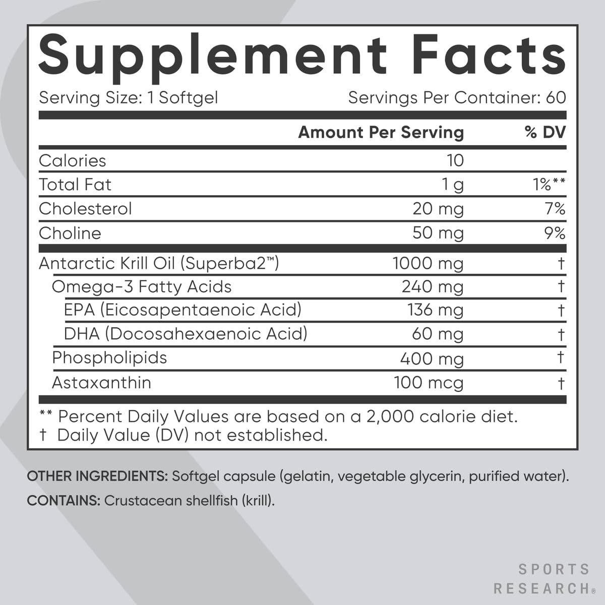 Sports Research: astaxantina natural presente en el krill.