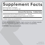 Sports Research astaxantina no transgénica y sin gluten