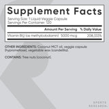 Sports Research B12 certificado vegan y sin gluten para usuarios conscientes.