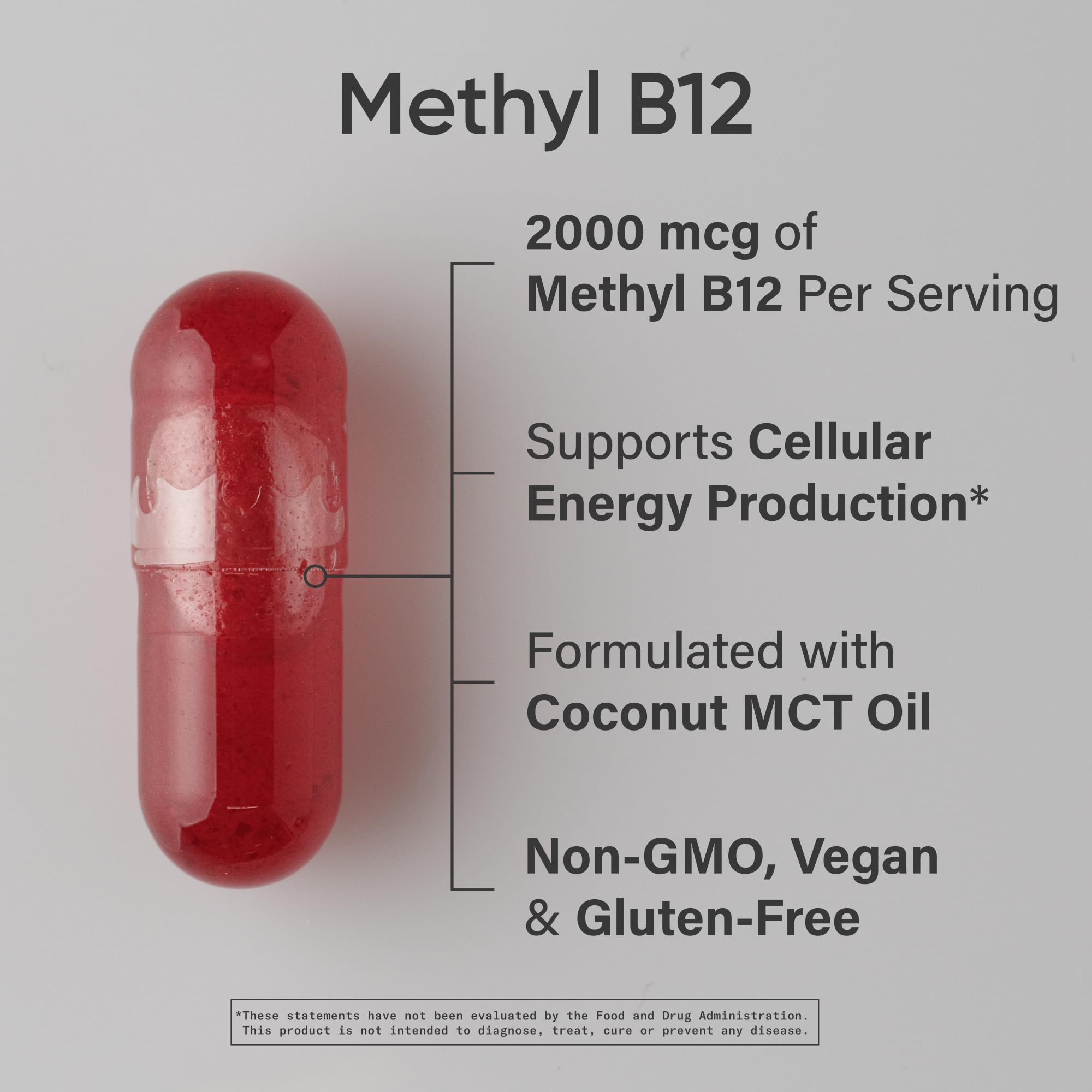 Sports Research Vitamina B12 cápsulas líquidas para absorción rápida