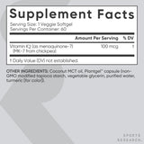 Capa UV protege la K2 para mantener la potencia en almacenamiento.