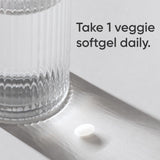 Sports Research Biotin 10,000 mcg, botella reversa, etiqueta legible.