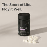 Sports Research Biotina 2,500 mcg, ingredientes y aceite de coco.