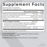 Sports Research enfoque en cabello y piel con colágeno de cinco tipos.