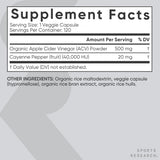 Sports Research fórmula con ingredientes no modificados genéticamente.