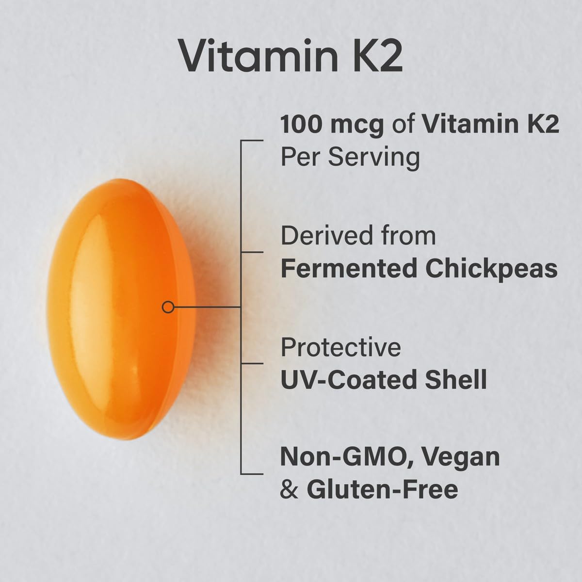 Sports Research cápsulas K2 MK-7 con coco MCT, opción vegana para absorción
