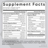 Sports Research: cápsulas veganas para apoyar la digestión de proteínas y carbohidratos.