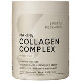 Sports Research Collagen Beauty Complex en bote, apoyo para piel, cabello y uñas.