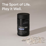 Sports Research Colina 800 mg, sin gluten para dietas especiales y rendimiento diario.