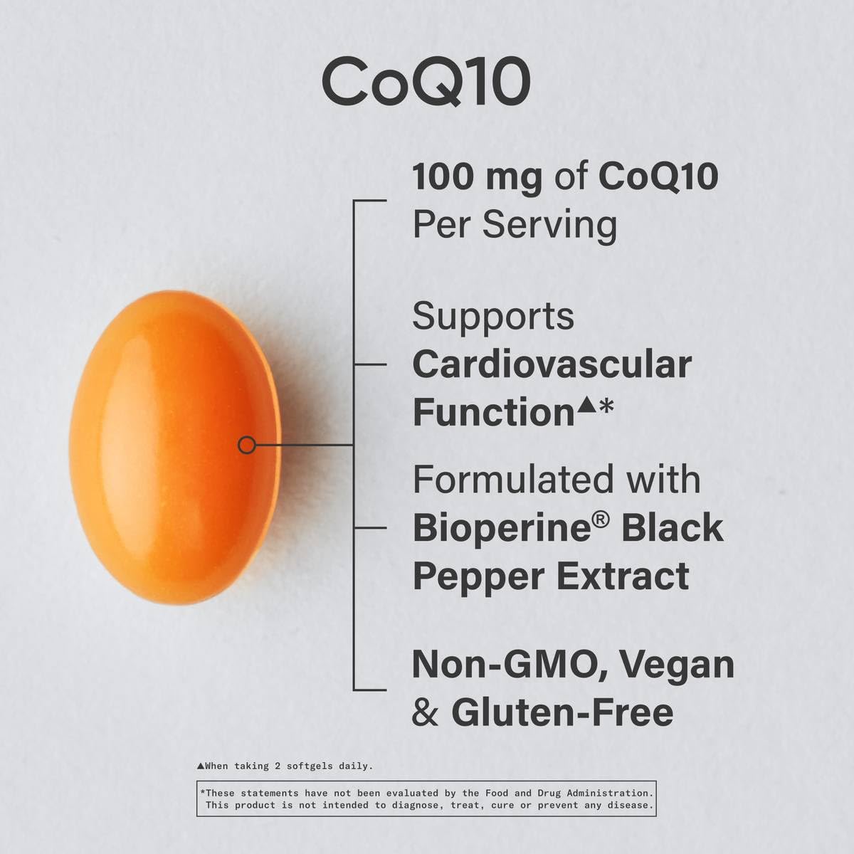 Sports Research CoQ10, etiqueta certificada vegana que respalda la pureza
