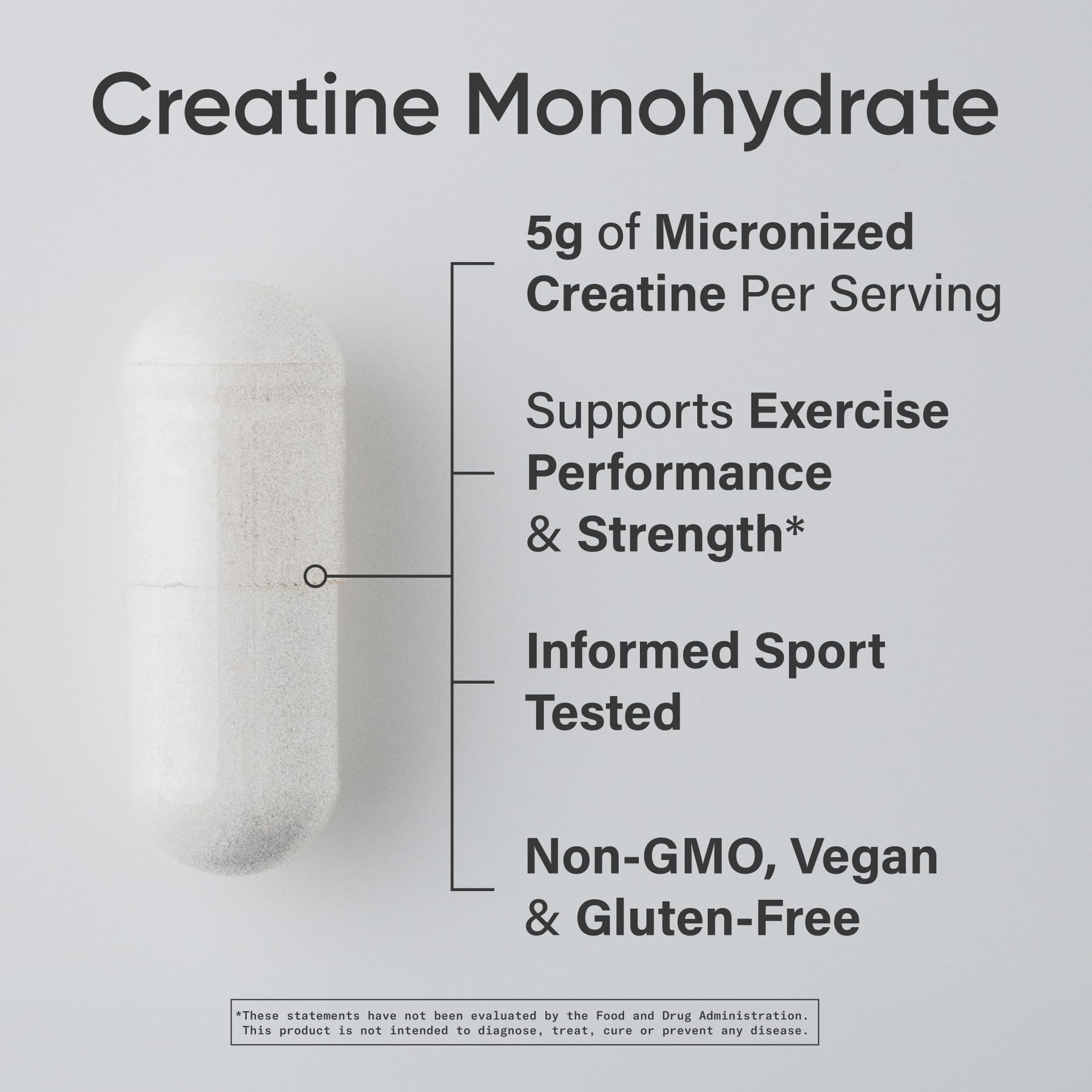 Sports Research Creatina Monohidrato: envase portátil para consumir entre series durante el entrenamiento