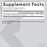 Sports Research Creatina Monohidrato: fórmula sin soja ni gluten para dietas limpias