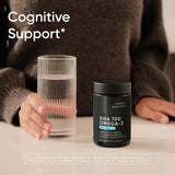 Sports Research DHA Omega-3, etiqueta sin transgénico, opción no modificada genéticamente.