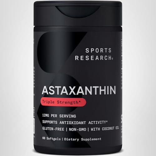 Sports Research dosis diaria de astaxantina para cuidado diario