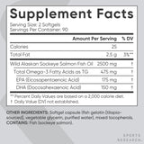 Sports Research Salmon Oil: etiqueta IGEN libre de OGM y gluten.