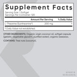 Sports Research etiqueta nutricional: información clara de ingredientes no transgénicos.