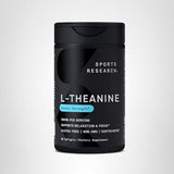 Sports Research L-Theanine, fabricado en EEUU, control de calidad cGMP.