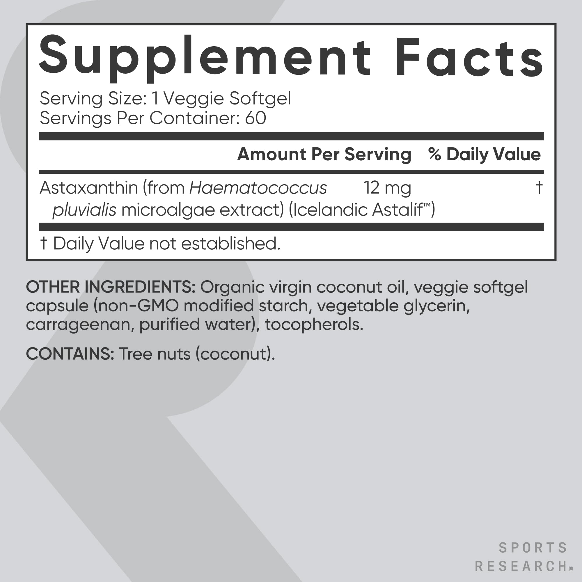 Sports Research Fuente de alga islandesa para antioxidantes naturales.