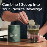 Sports Research Greens espirulina en polvo para soporte digestivo y vitalidad.