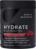 Sports Research Hydrate sabor fruta pasión, opción refrescante sin azúcar