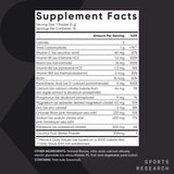 Sports Research Hydrate, polvo de coco para sabor natural y rehidratación agradable