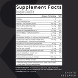 Sports Research Hydrate minerales y vitaminas para equilibrio diario.