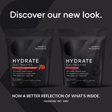 Sports Research Hydrate, polvos sabor frambuesa limonada, reponer electrolitos tras actividad física