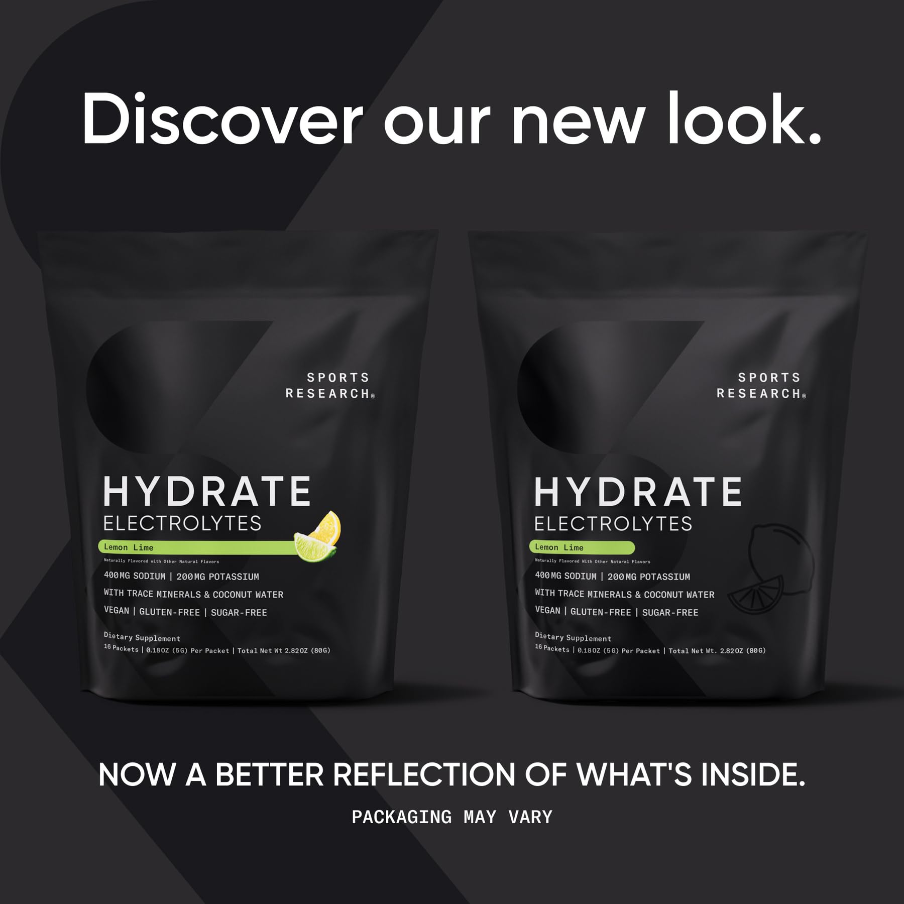 Sports Research Hydrate: sabor limón lima para hidratación diaria