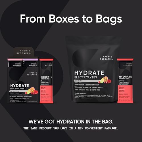 Variedad de sabores naturales de Hydrate para cambiar según tu entrenamiento