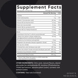 Sports Research Hydrate vitaminas y minerales incluidos apoyo a la vitalidad
