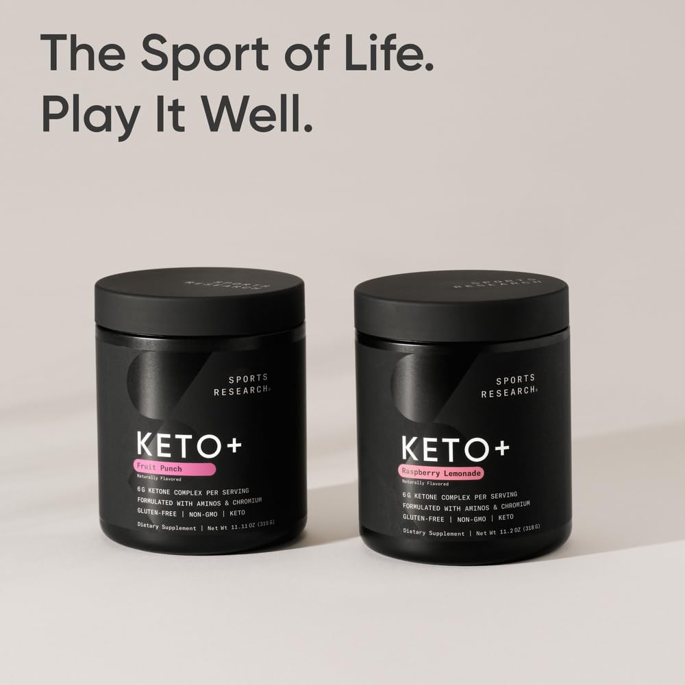 Sello vegano de Sports Research Keto Plus
