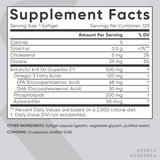 Sports Research Krill Oil, fosfolípidos para mejor absorción durante la ingesta.