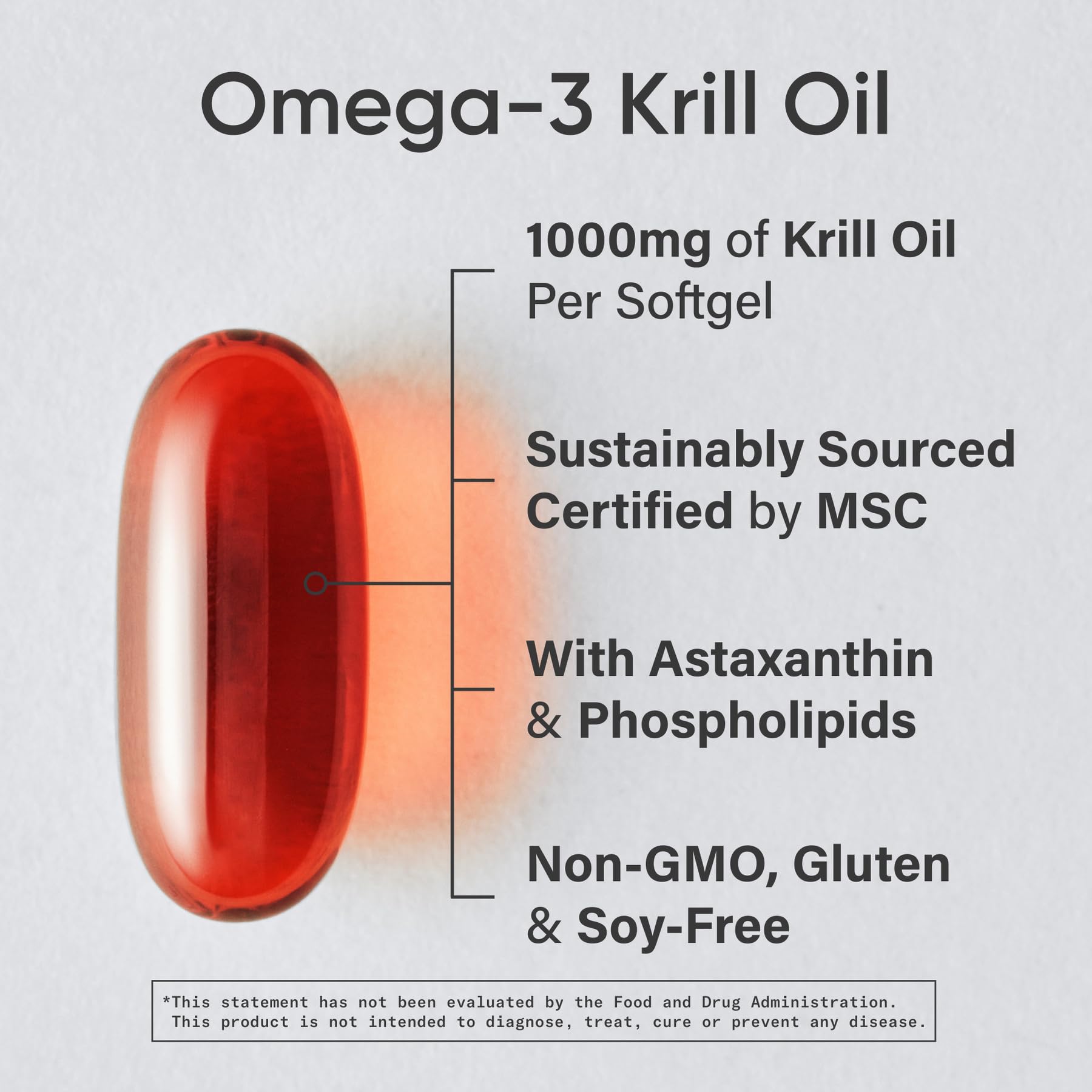 Sports Research Krill Oil botella: fácil de tomar en tu rutina.