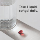 Sports Research Krill Oil, etiqueta nutricional con componentes clave de la fórmula.